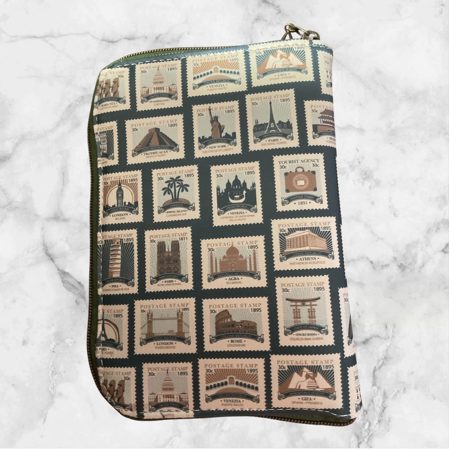 Travel Wallet Postage Stamps