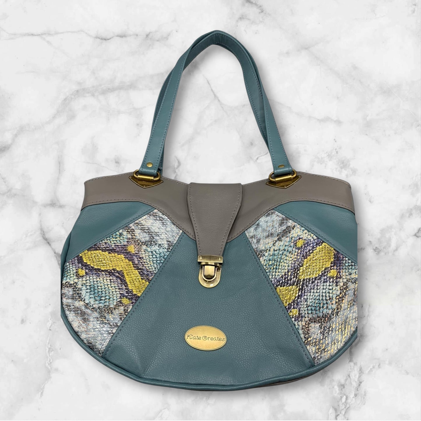 Cielo Shoulder Bag Reptile Faux Leather