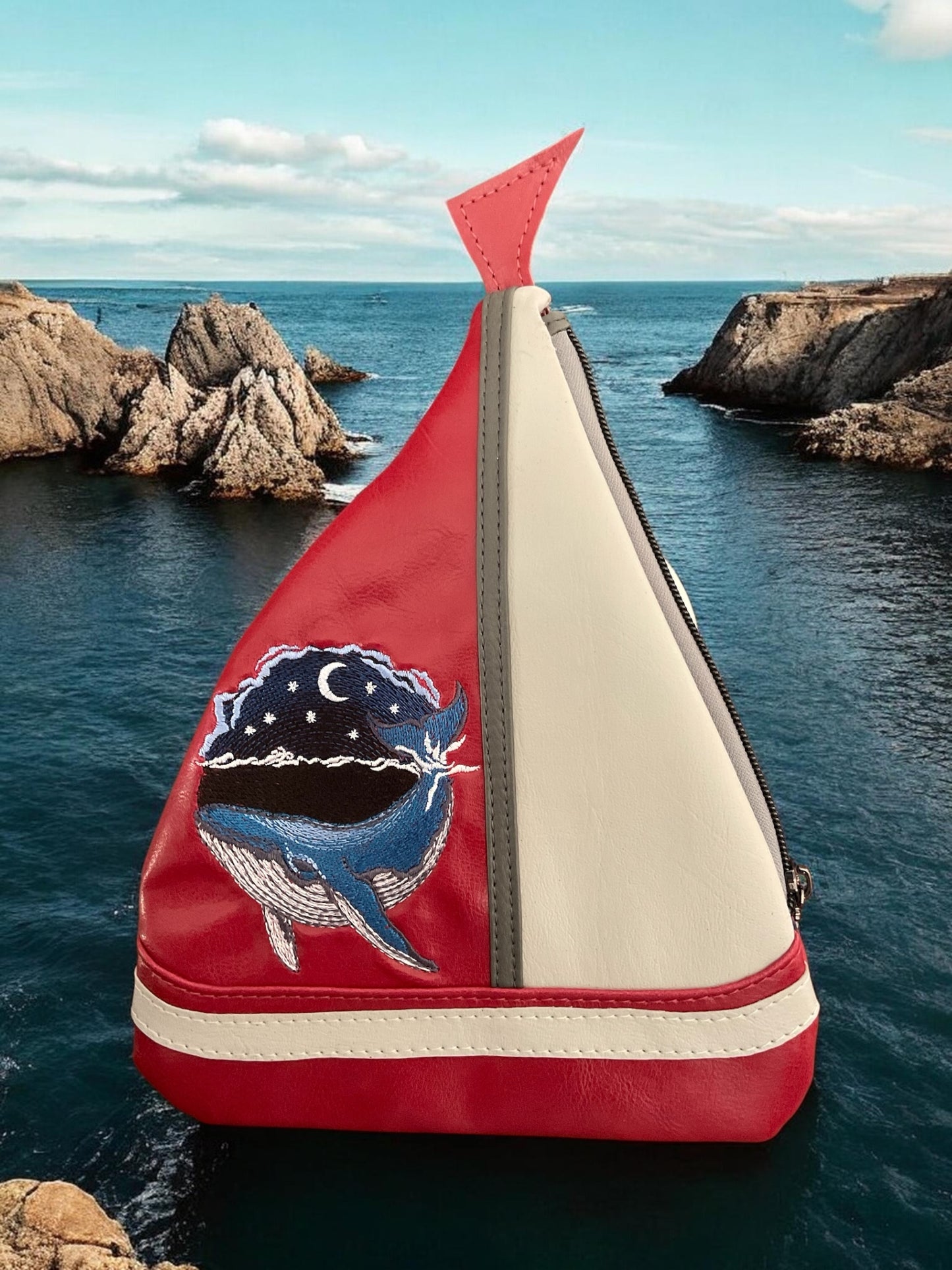 Sailboat Pouch - Whale