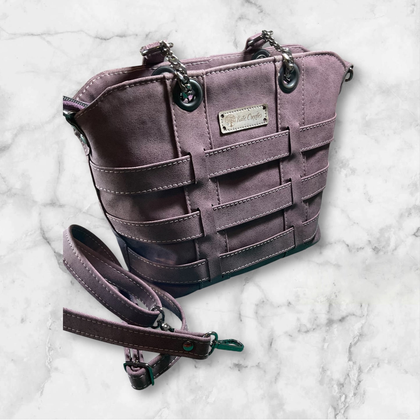 Berlyn Crossbody Bag Faux Suede