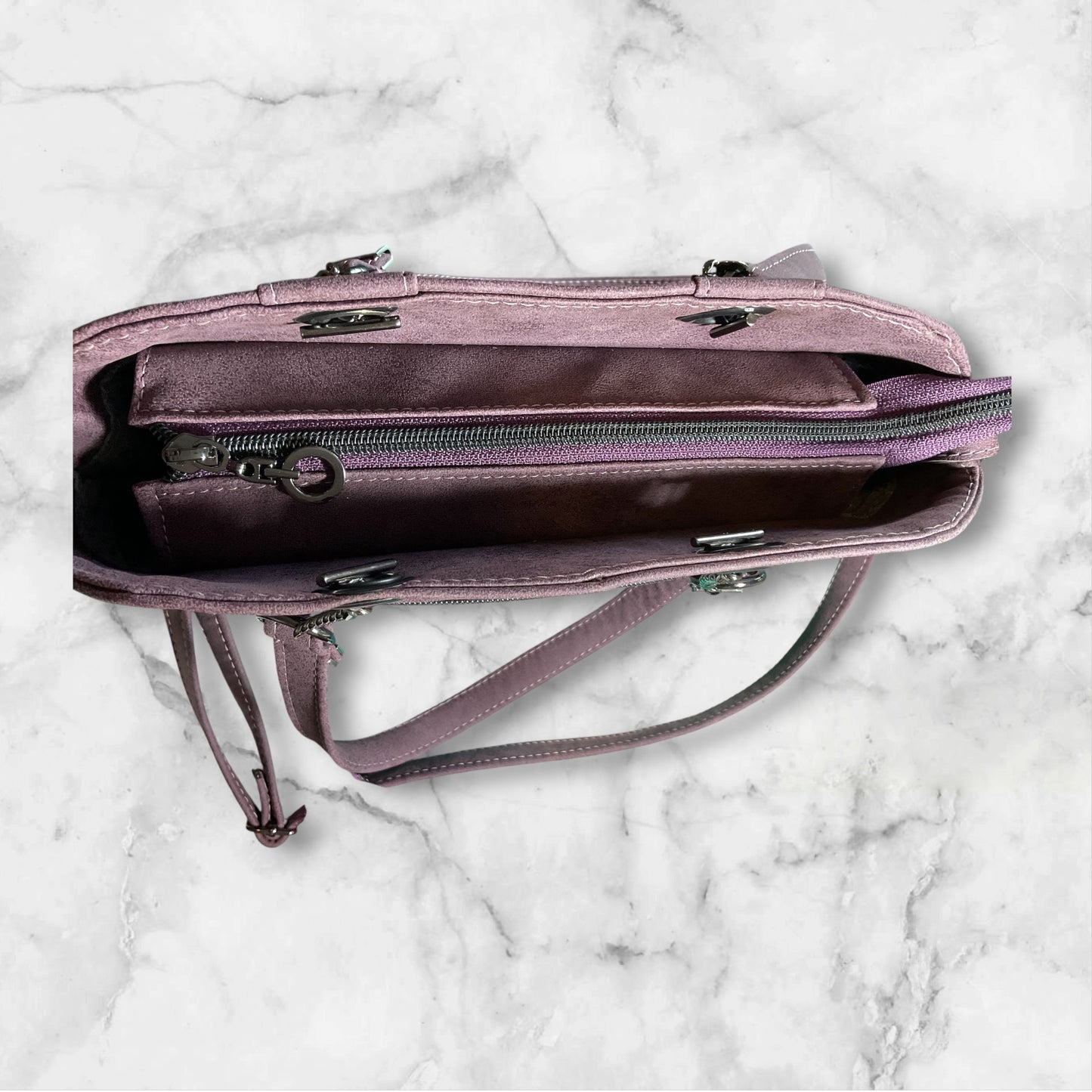 Berlyn Crossbody Bag Faux Suede