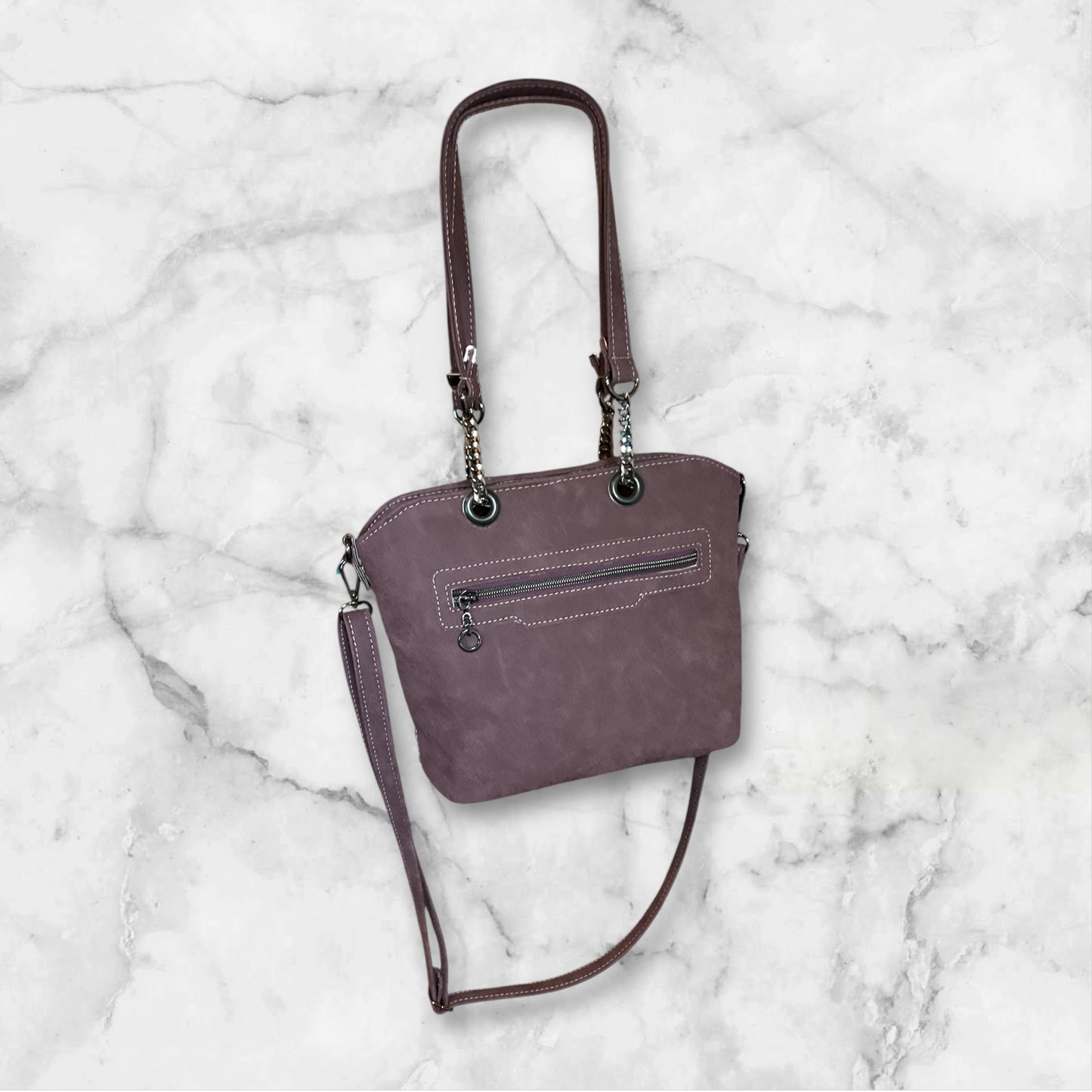 Berlyn Crossbody Bag Faux Suede