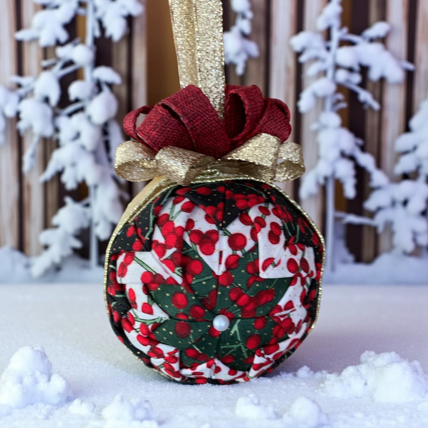 No-Sew Quilted Ornaments