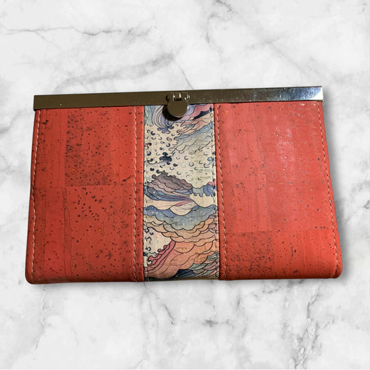 Compact Clutch Wallet Mango Waves
