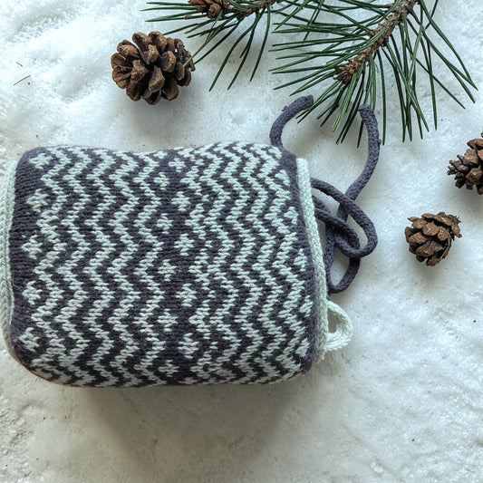 Hand Knitted Wool Muff