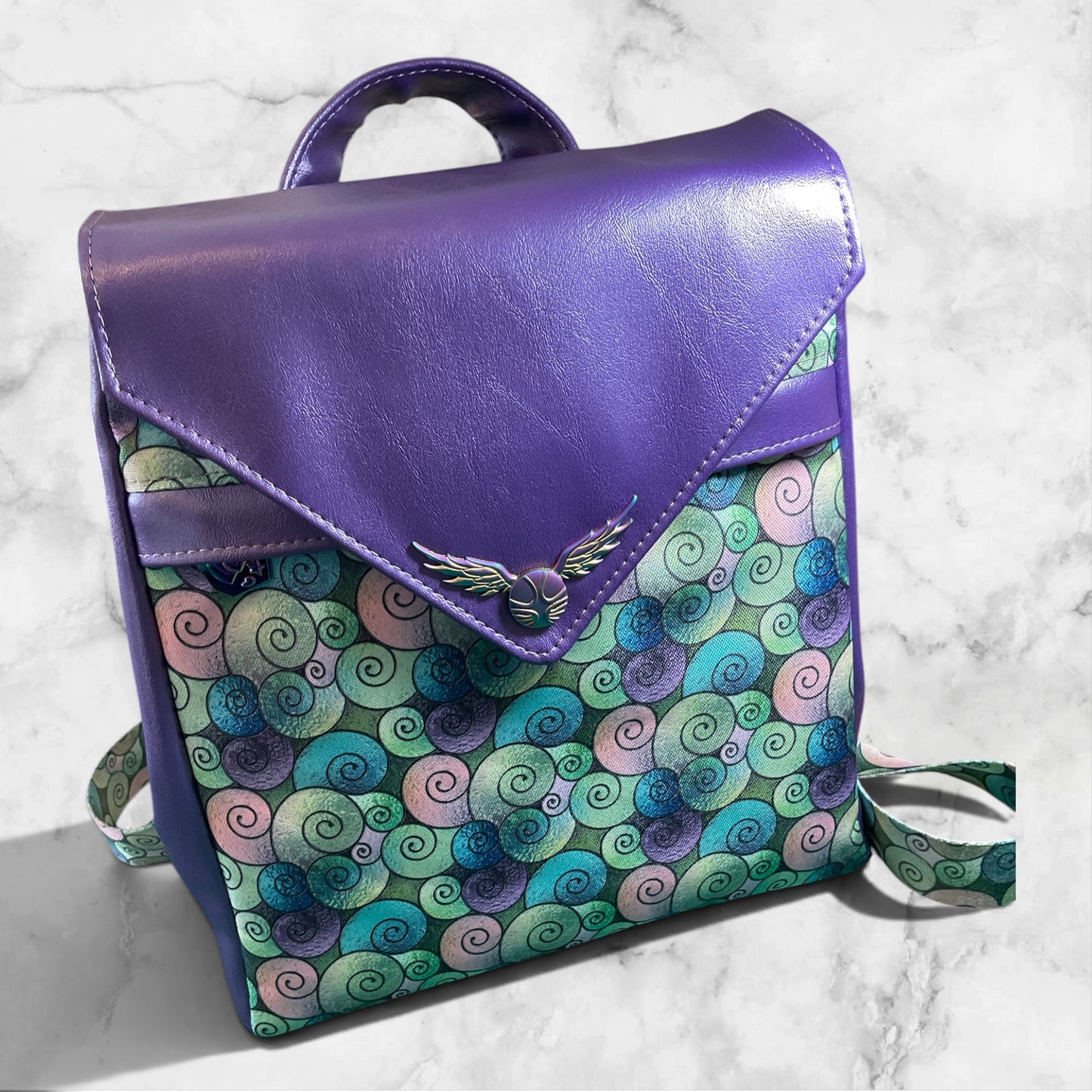 Meraki Backpack Rainbow Swirls