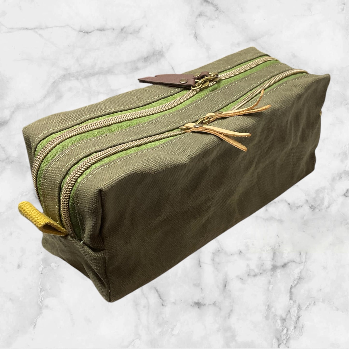 Men’s Toiletry Kit Blue Moss Green
