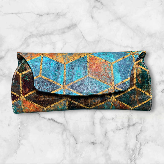 Deana Date Night Clutch Wallet Abstract Vinyl