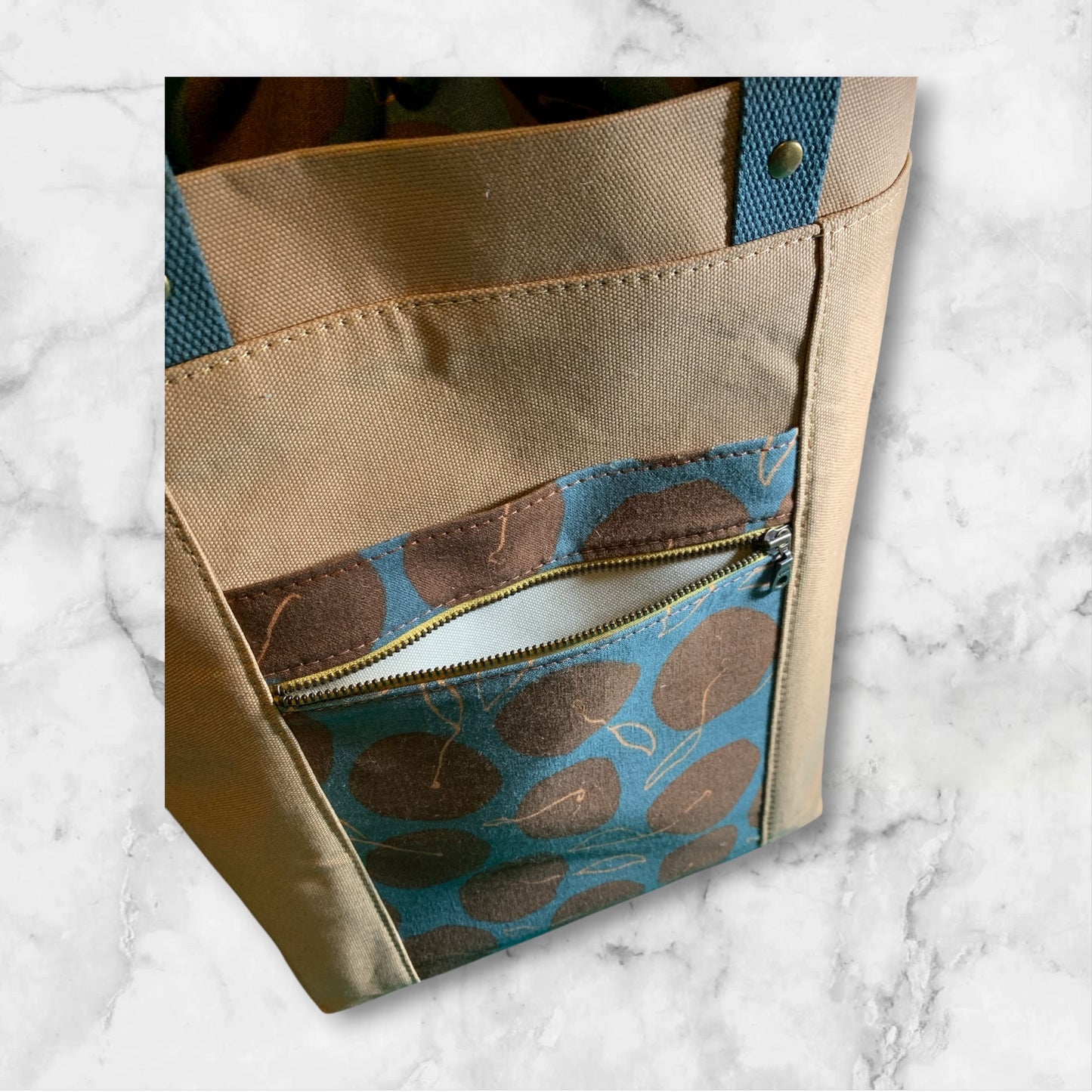 Firefly Tote Bag Canvas Chestnut