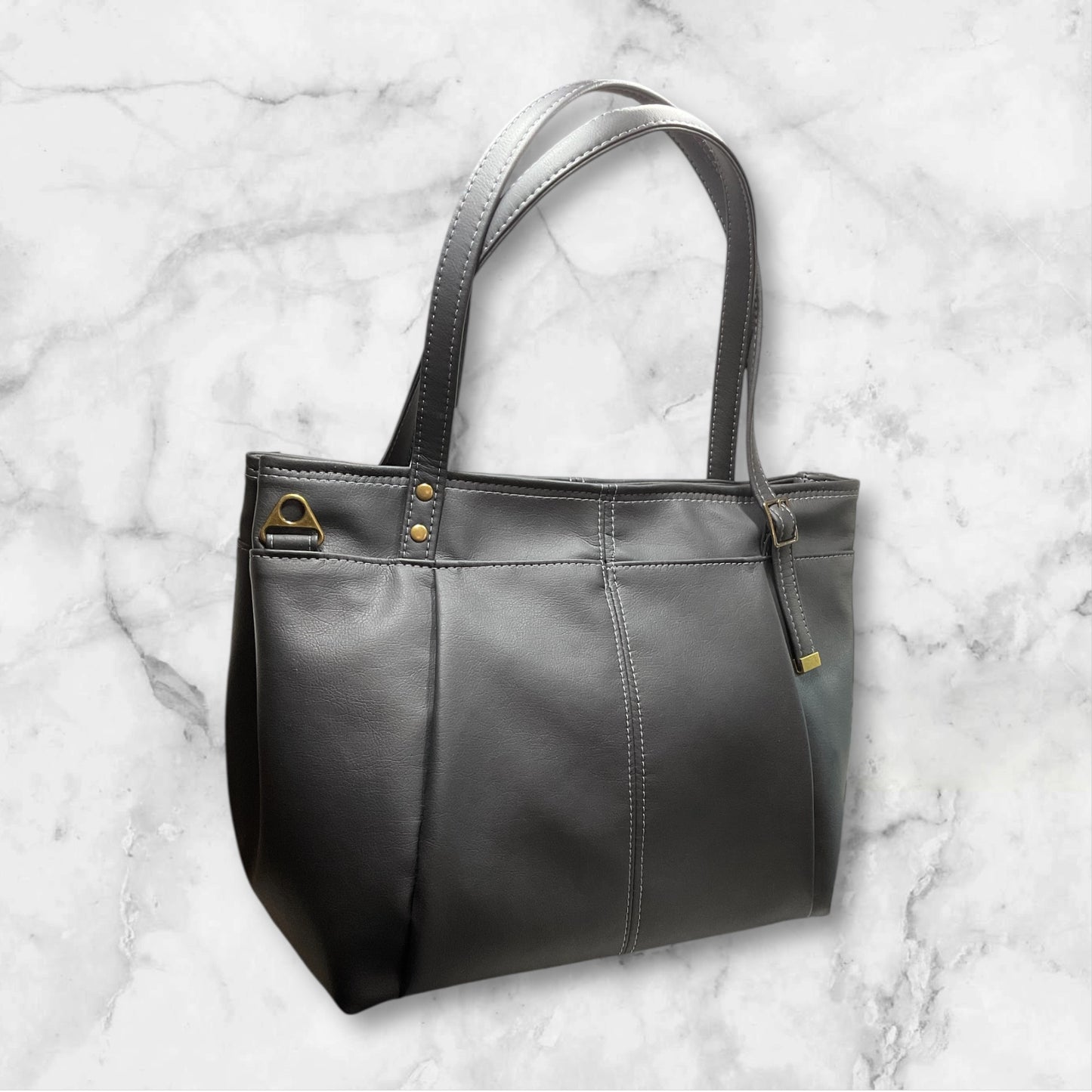 Demelza Handbag Charcoal Faux