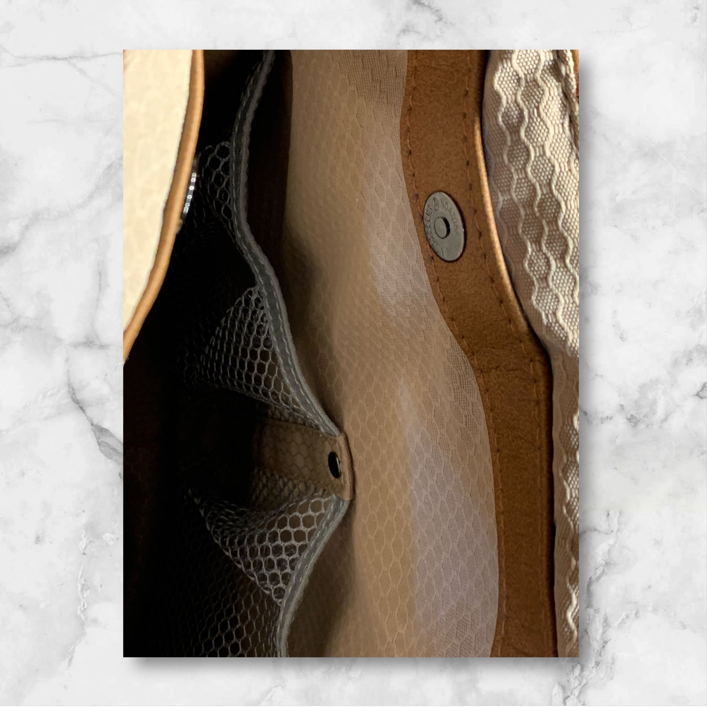 Avalow Tote Brown Faux Leather